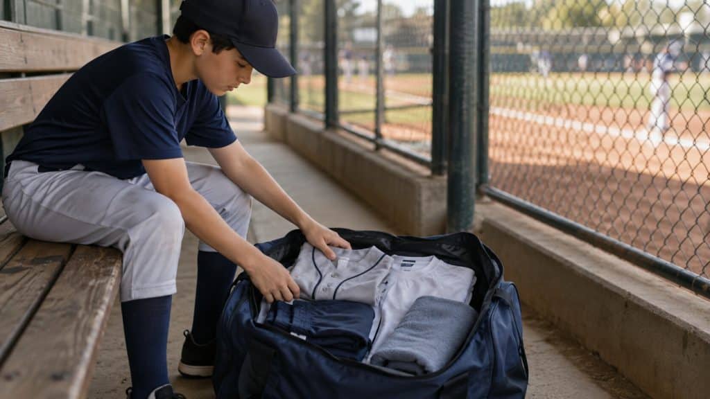 What are the Most Useful Spare Uniform Items for Game Day? Image 1 of What are the Most Useful Spare Uniform Items for Game Day?Imagine a match is about to start, but the player’s jersey has torn on one side. This can happen to anyone; however, they can solve this issue if they have a spare jersey in their sports kit. Minor problems like these can distract or make the player uncomfortable.