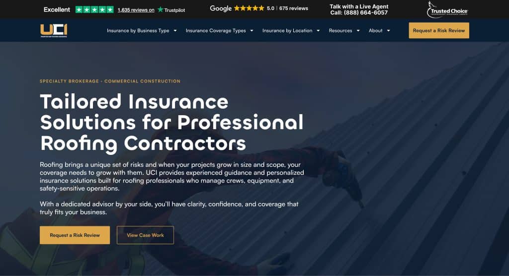 5 Best Insurance Providers for Large Roofing Contractors Image 1 of 5 Best Insurance Providers for Large Roofing Contractors