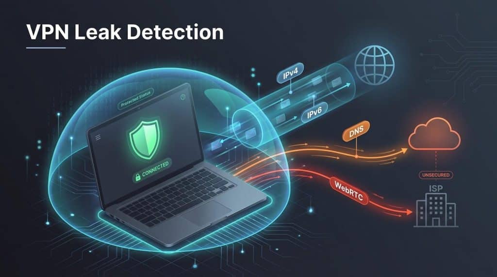 Image 1 of Top Tools for VPN Leak Detection: 9 DNS, IP & WebRTC Testers Ranked
