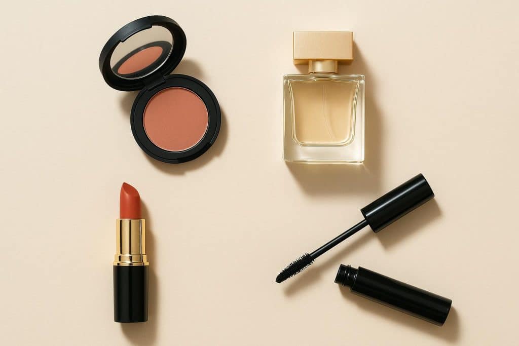 The Tiny Cosmetic Choices That Can Change an Entire First Impression Close-up of subtle lipstick, nail polish, and jewelry highlighting small beauty enhancements