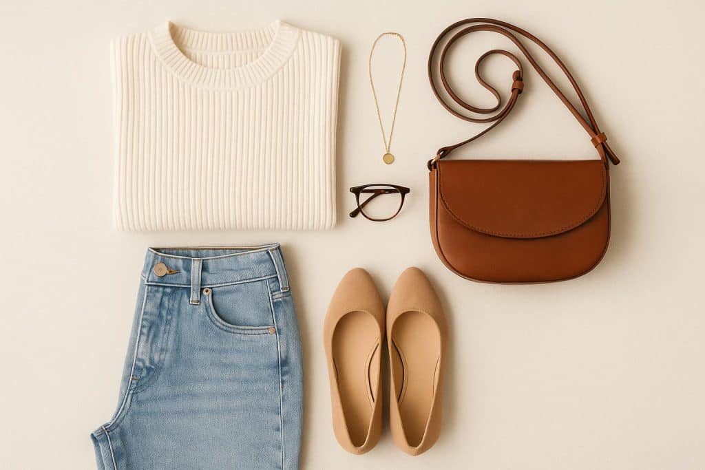 Colorful accessories and layered clothing showcasing unique personal style and fashion choices