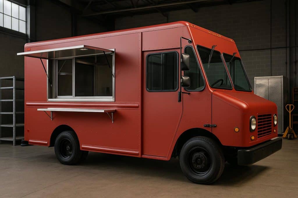 How to Choose the Best Food Truck Manufacturers Modern food trucks lined up, showcasing custom designs and features by top manufacturers.