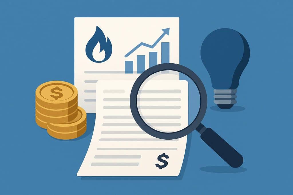 Are You Overpaying for Energy? How Businesses Can Spot Billing Errors Businessperson analyzing energy bills for potential cost-saving and error detection opportunities