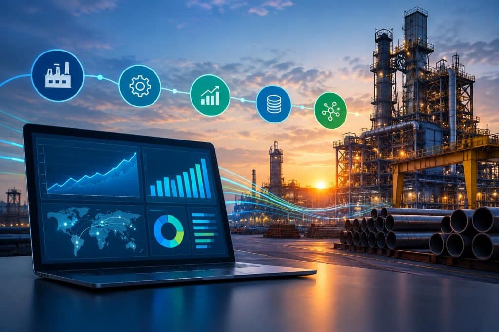 Beyond Standard CPQ: Why Heavy Industrial Manufacturers Need an Industrial Revenue Intelligence Platform Industrial revenue intelligence platform concept for heavy industrial manufacturing operations