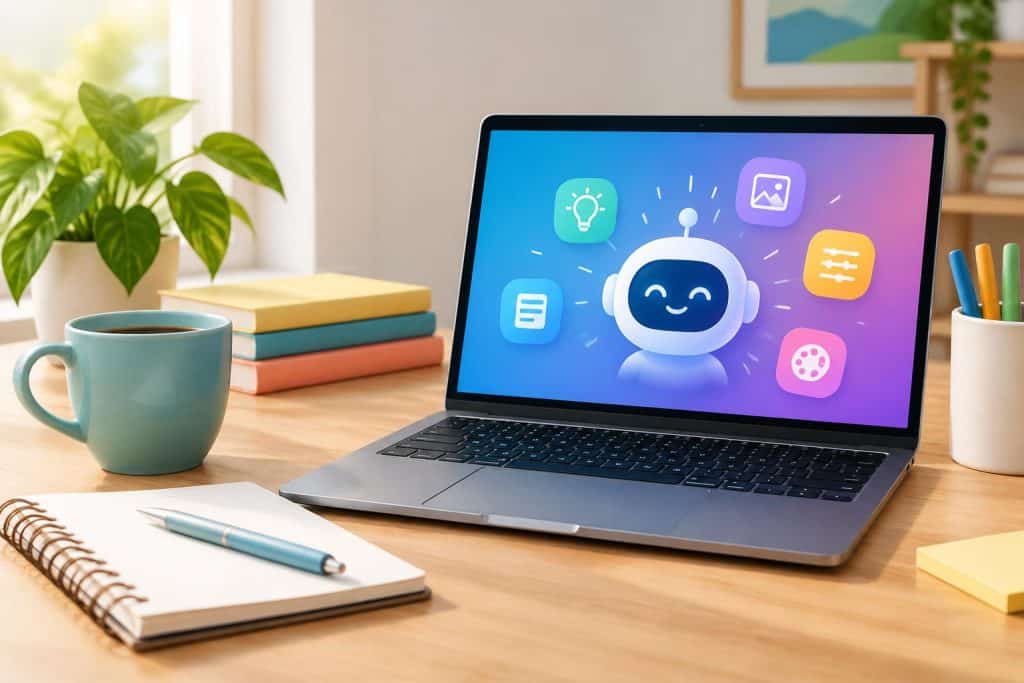 You Don’t Have to Be “Techy” to Get Started with AI Artificial intelligence concept with user-friendly interface and accessible technology icons